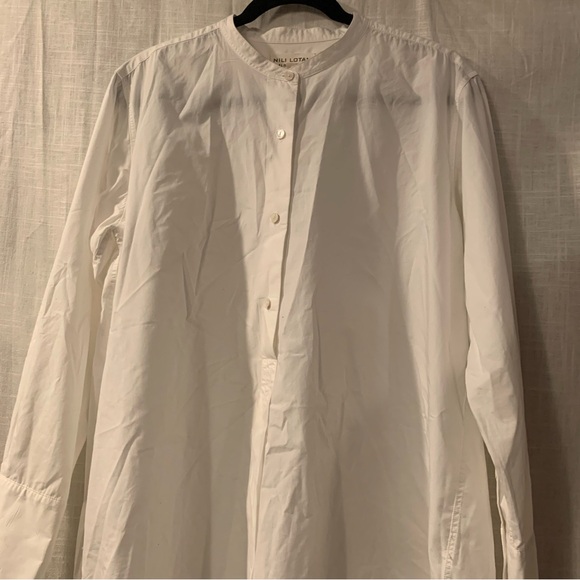 Niki Lotan Tunic white quarter button down - Picture 2 of 10